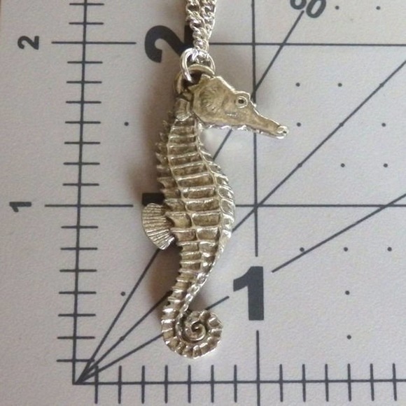 Seahorse Necklace a Fine Pewter Pendant 2032 - Picture 3 of 4